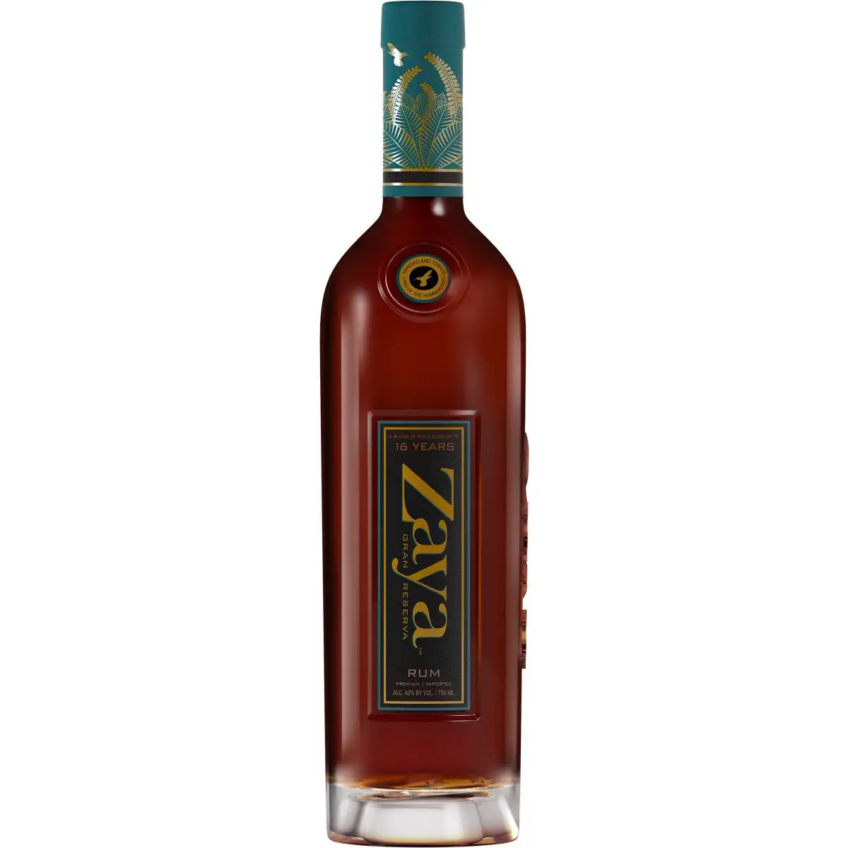 Image of the front of the bottle of the rum Zaya Rum Gran Reserva