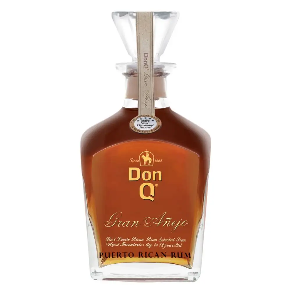 Image of the front of the bottle of the rum Don Q Gran Añejo