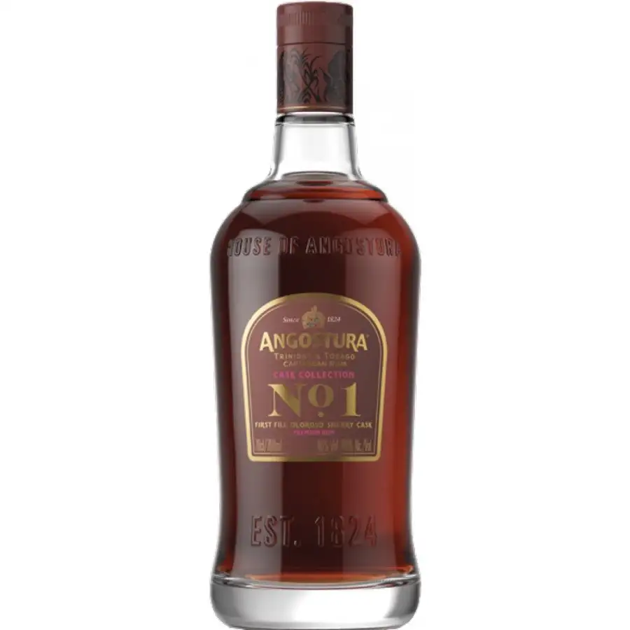Image of the front of the bottle of the rum Angostura No. 1 Oloroso Sherry Cask