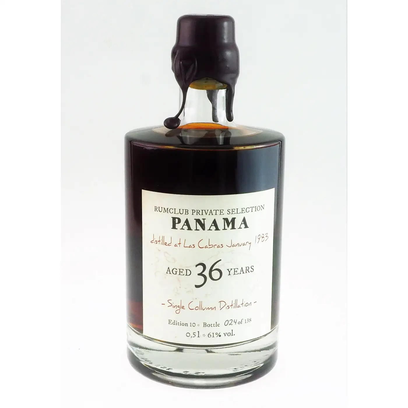 Image of the front of the bottle of the rum Rumclub Private Selection Ed. 10 Don Pancho Origenes
