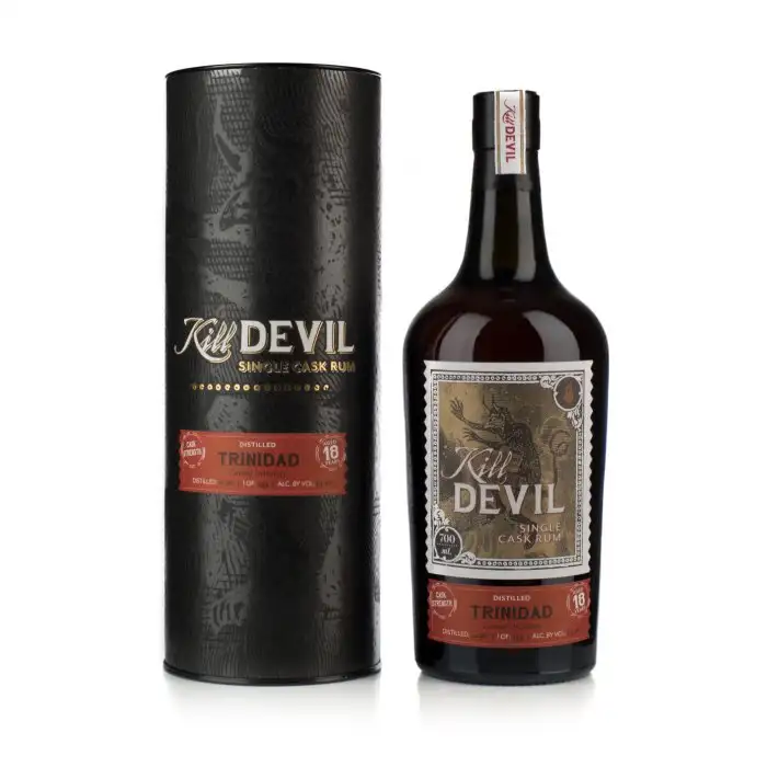 Image of the front of the bottle of the rum Kill Devil HTR