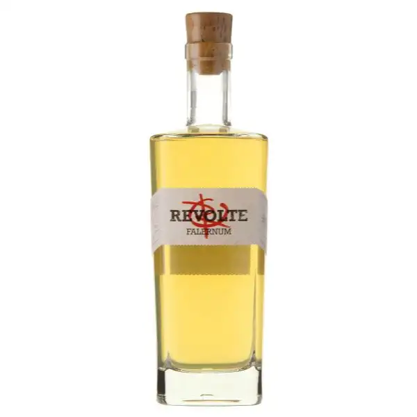 Image of the front of the bottle of the rumFalernum