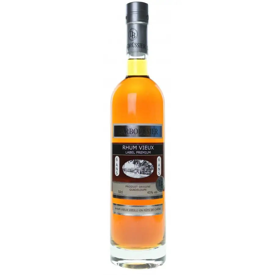 Image of the front of the bottle of the rum Rhum Vieux 6 ans