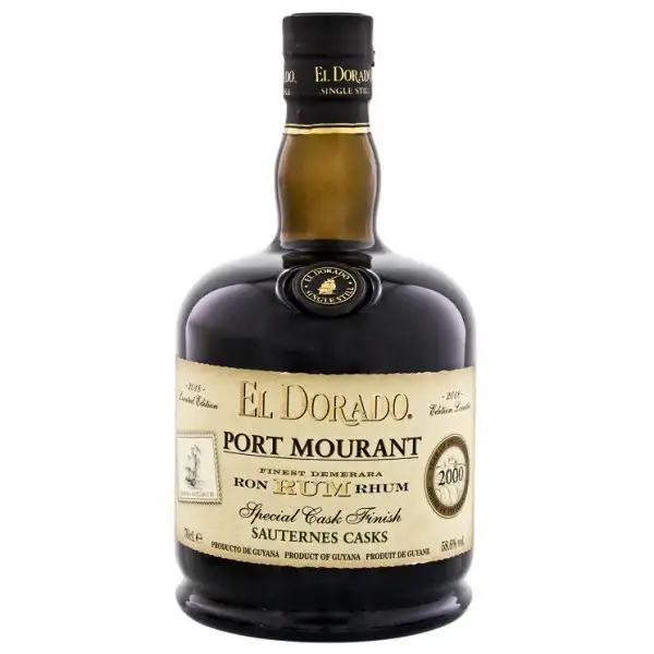 Image of the front of the bottle of the rumEl Dorado Sauternes Casks Finish (2018)