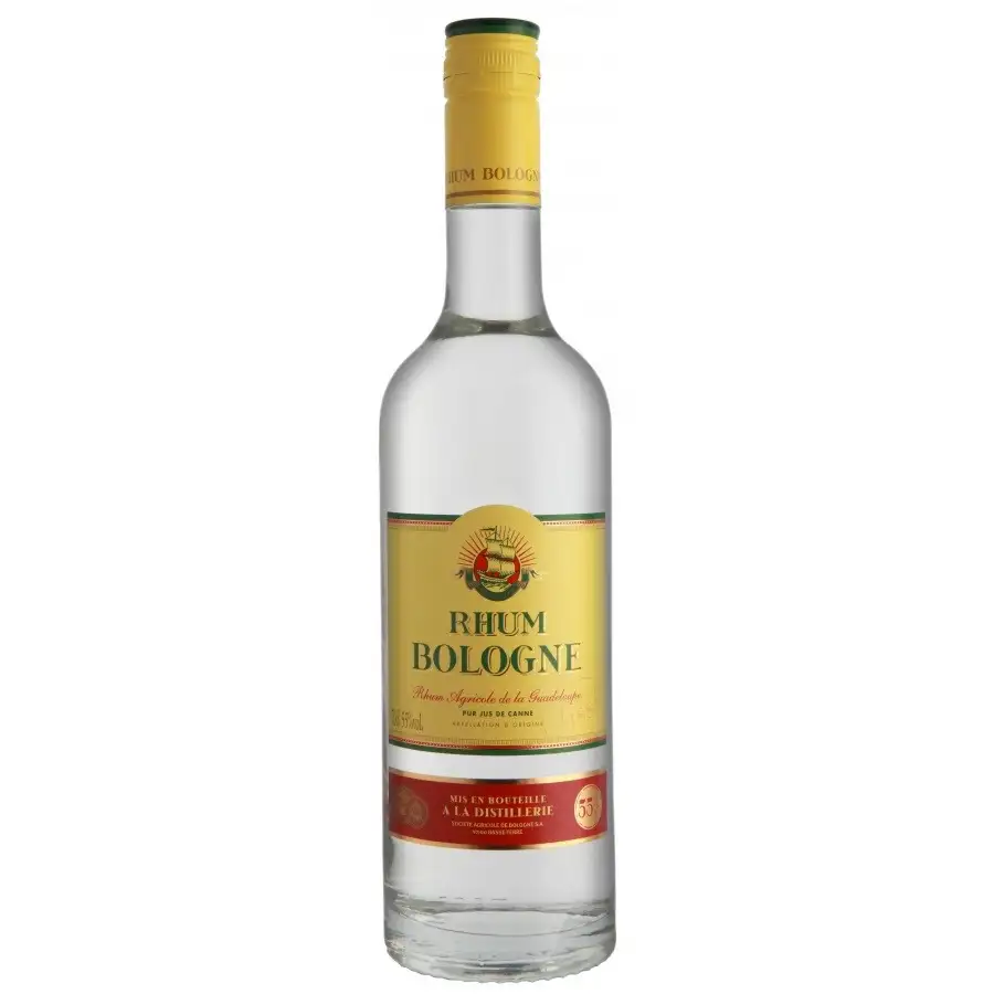Image of the front of the bottle of the rumBlanc