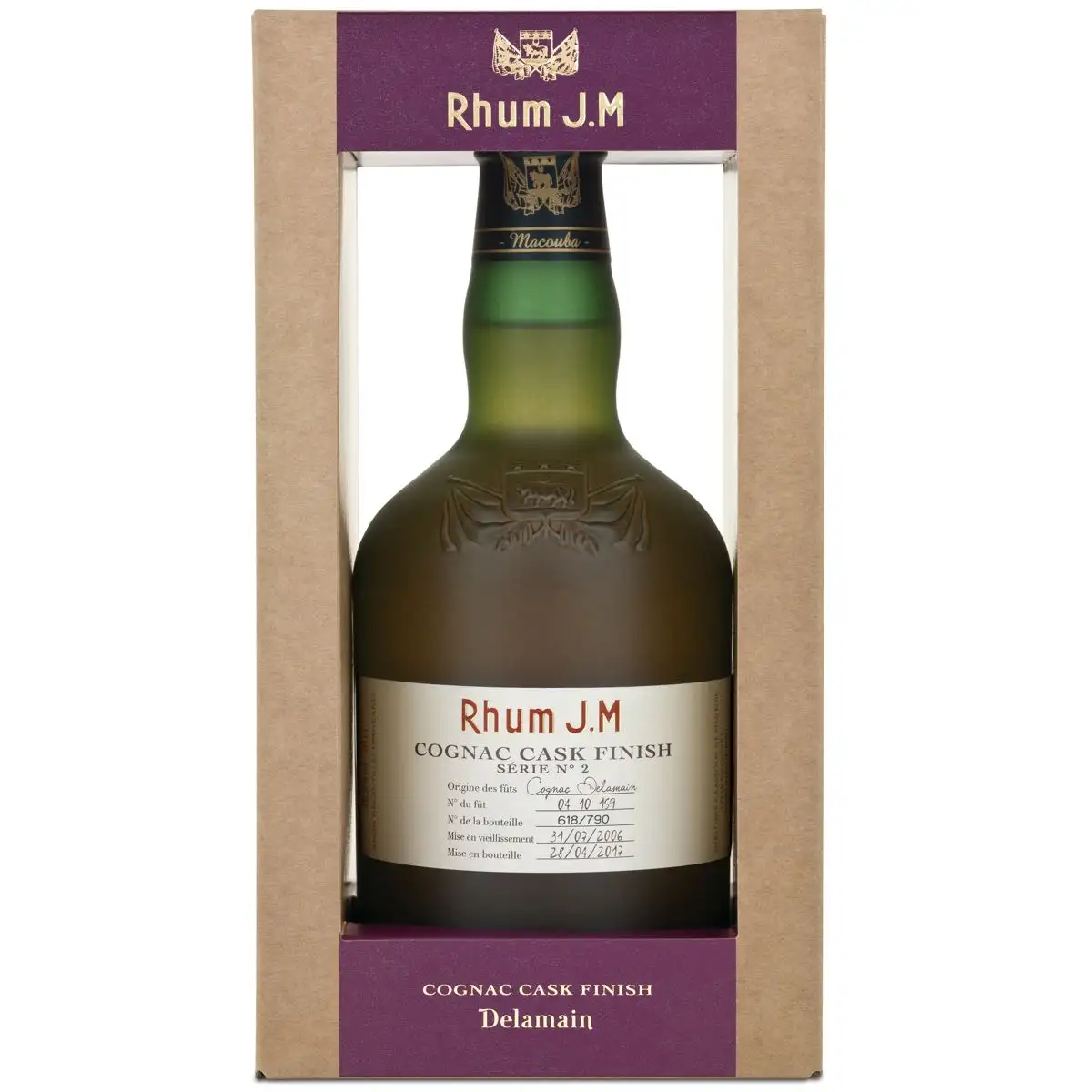 Image of the front of the bottle of the rumSérie N°2 Cognac Cask Finish