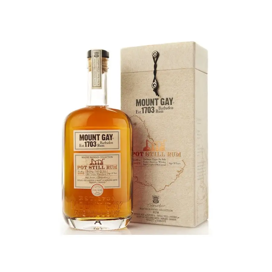 Image of the front of the bottle of the rumMaster Blender Collection Pot Still Rum