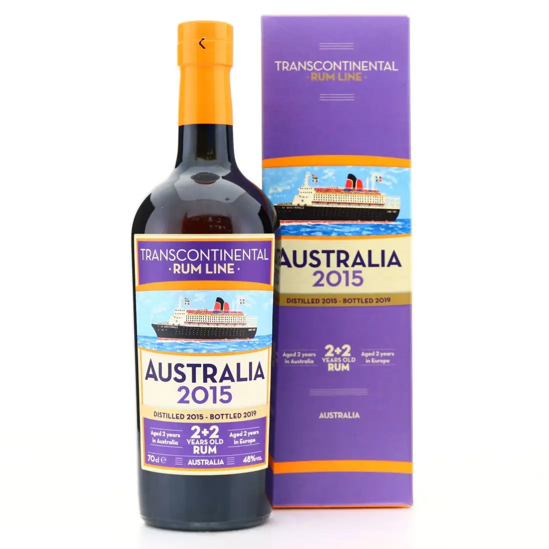 Image of the front of the bottle of the rumAustralia #35