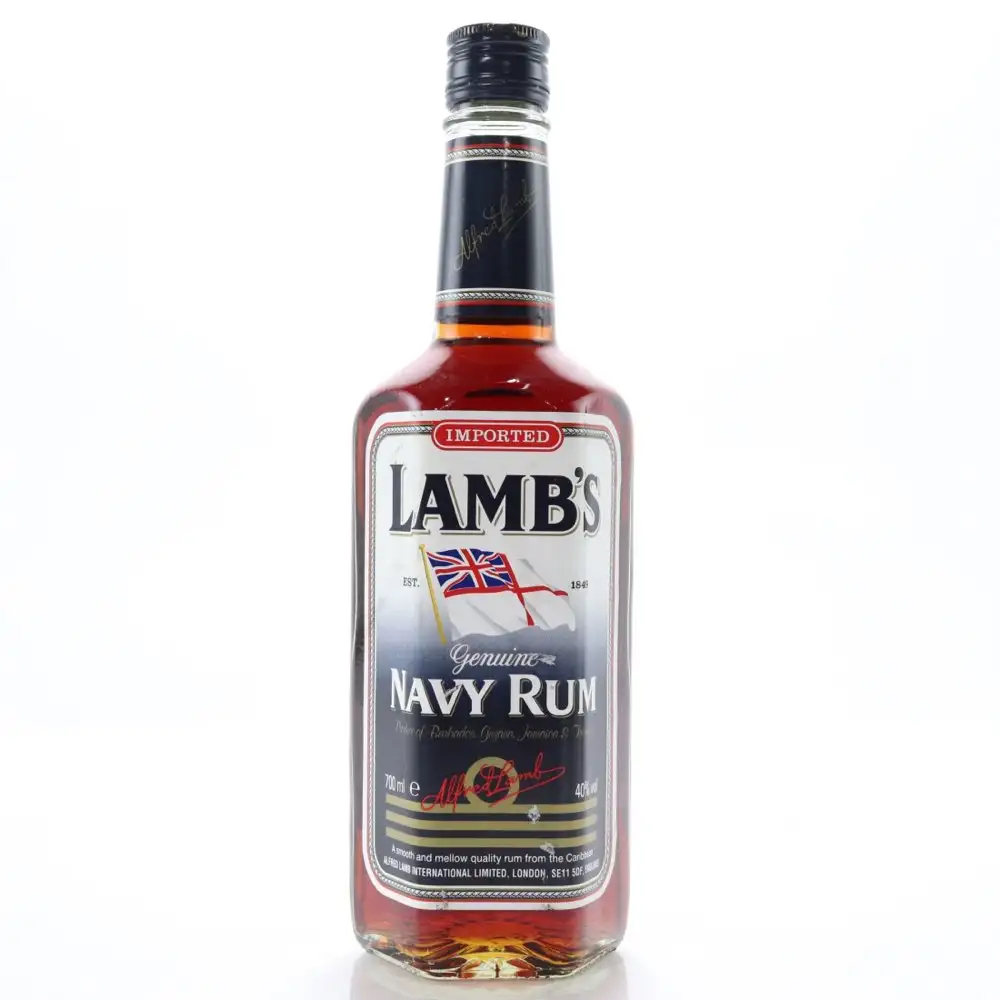 Image of the front of the bottle of the rum Navy Rum