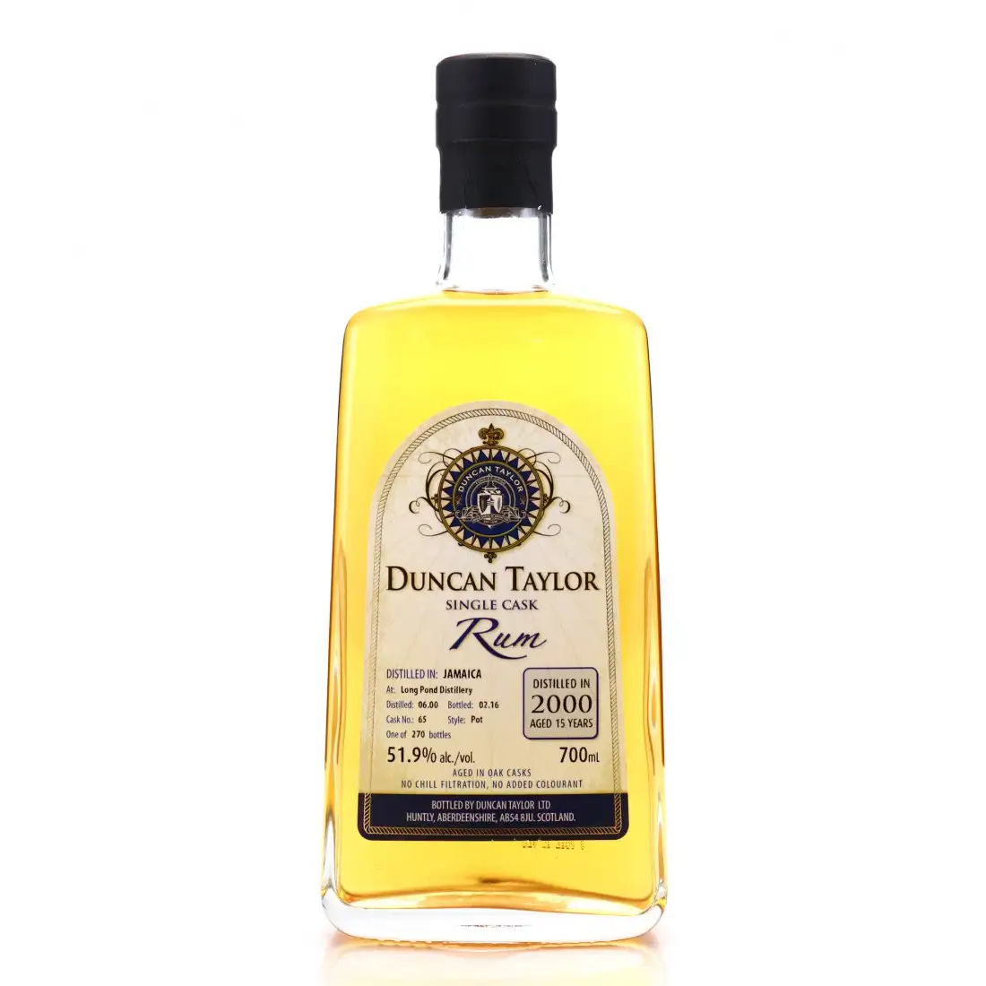 Image of the front of the bottle of the rum Single Cask Rum