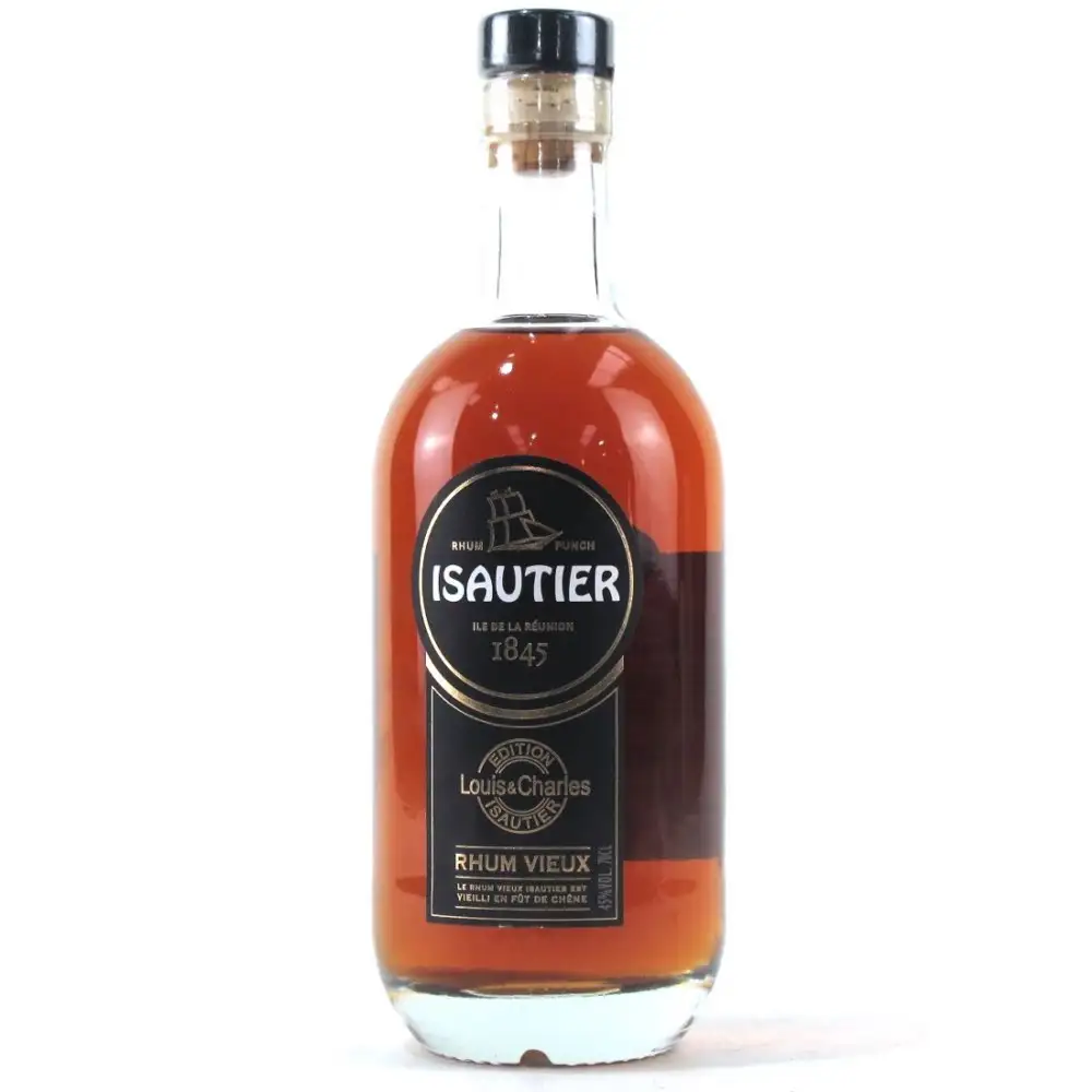 Image of the front of the bottle of the rumRhum Louis & Charles Edition