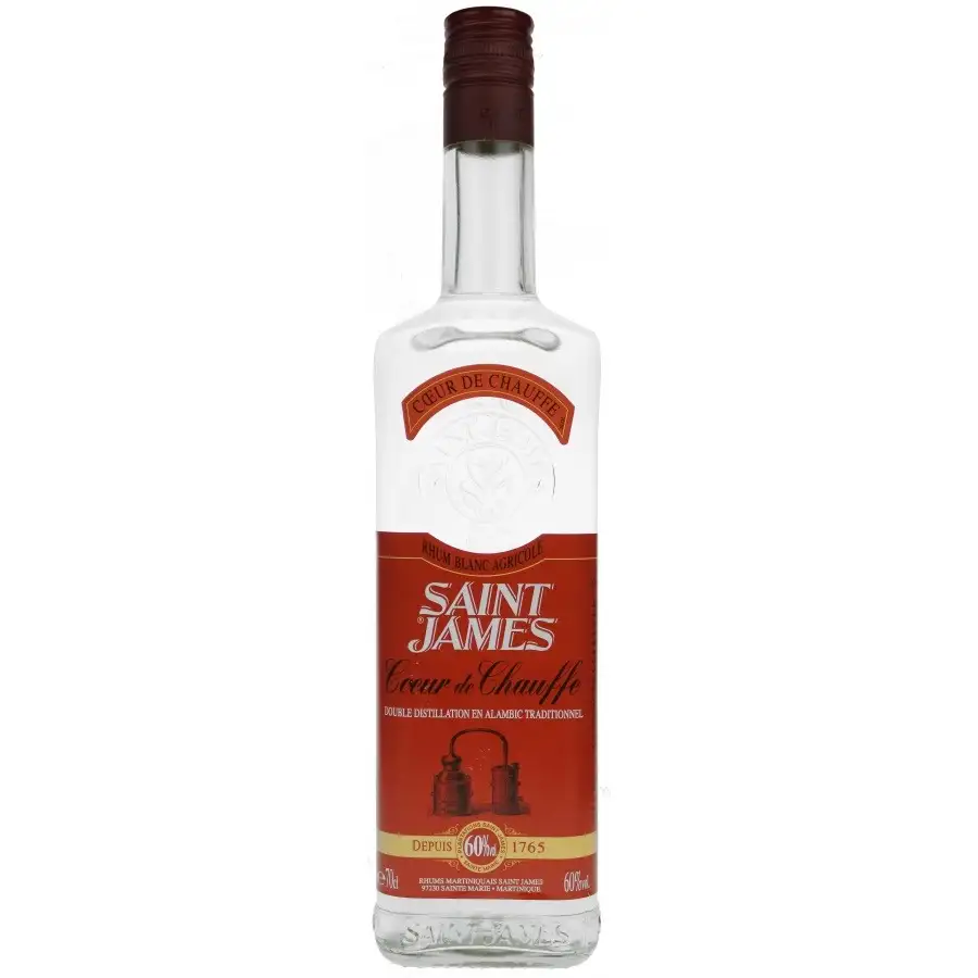 Image of the front of the bottle of the rumCœur de chauffe