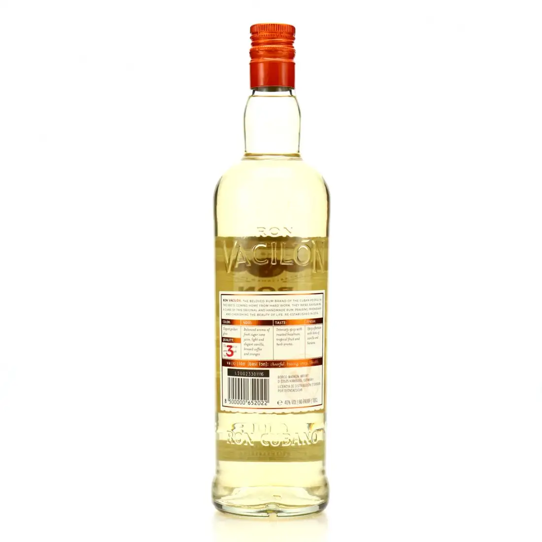 Hochauflösendes Bild der Flasche