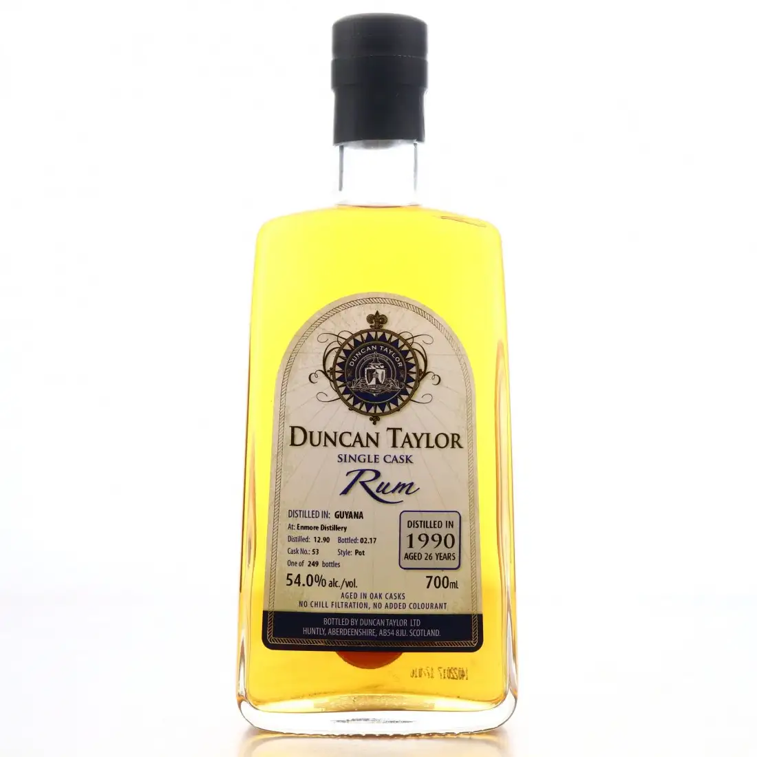 Image of the front of the bottle of the rum Single Cask Rum