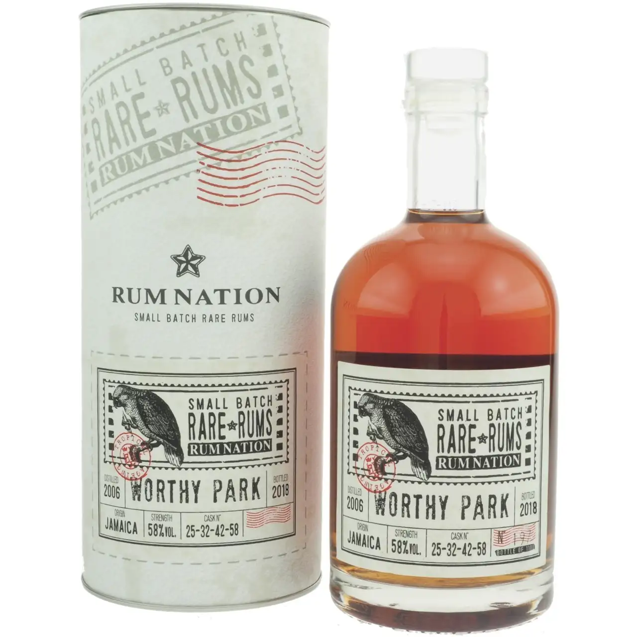 Image of the front of the bottle of the rum Small Batch Rare Rums