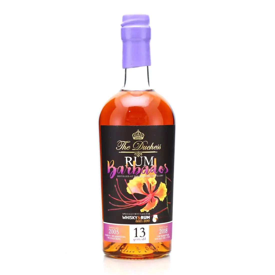 Image of the front of the bottle of the rum Barbados