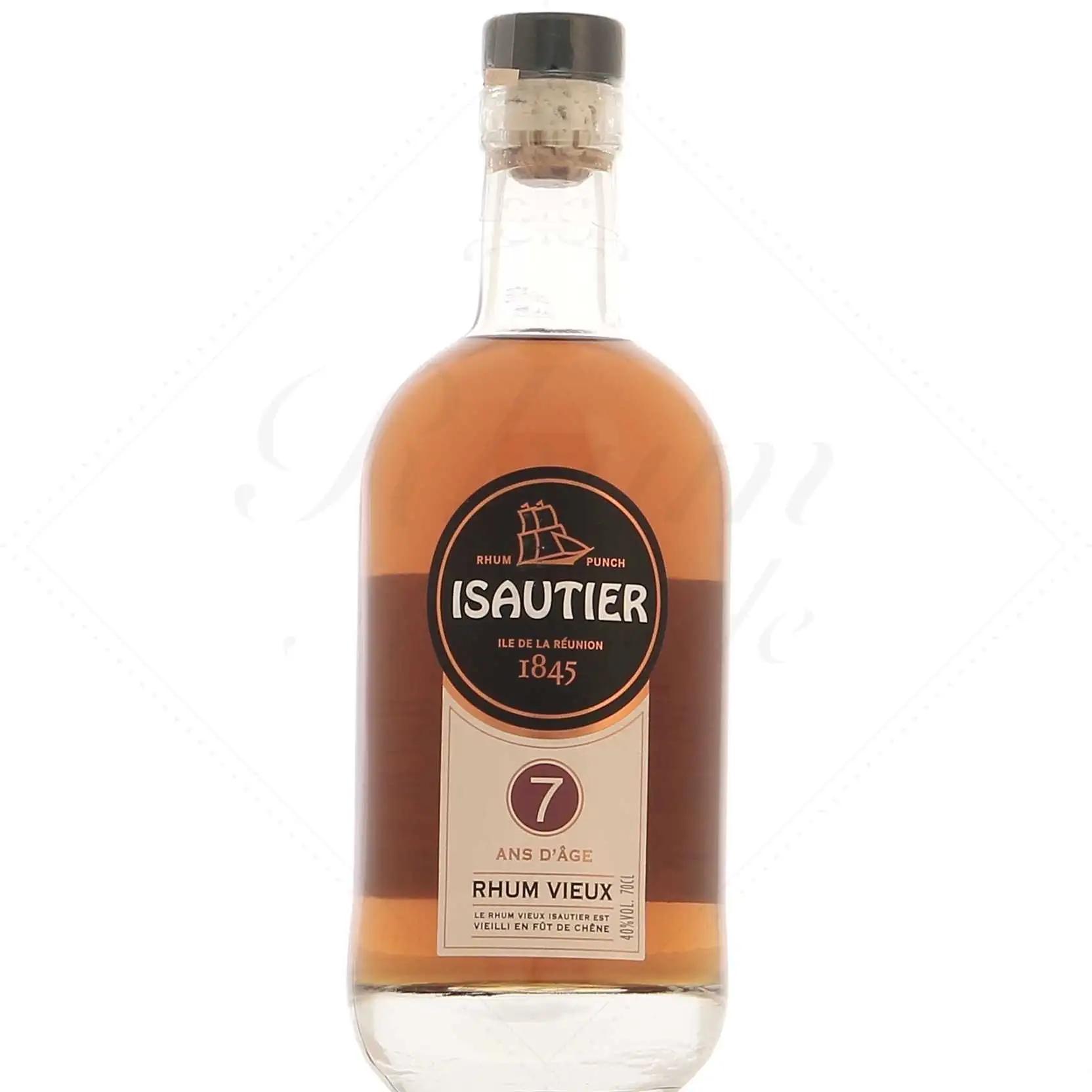 Image of the front of the bottle of the rum 7 Ans d‘Âge Rhum Vieux
