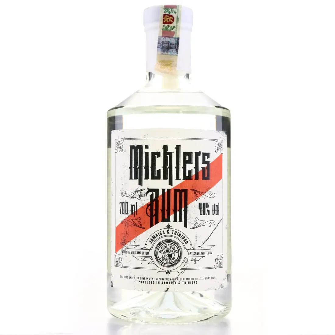 Bottle of Michlers Rum White