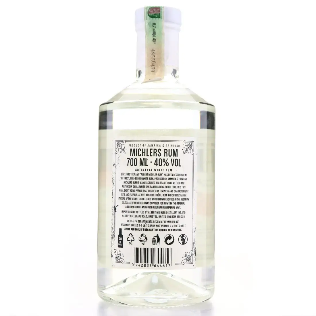 High resolution image of the bottle