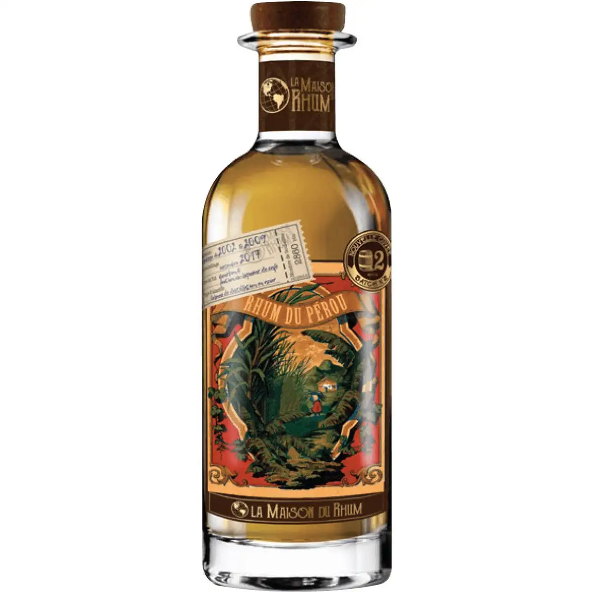 Image of the front of the bottle of the rum La Maison du Rhum Pérou Millonario #2