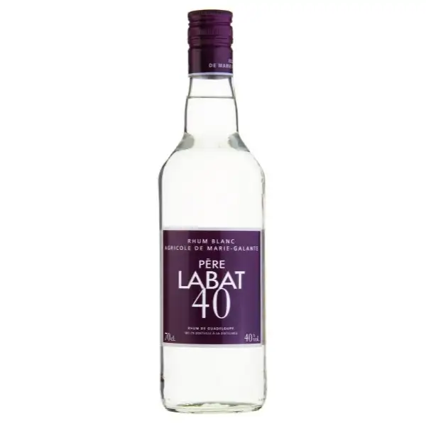 Image of the front of the bottle of the rumPère Labat 40