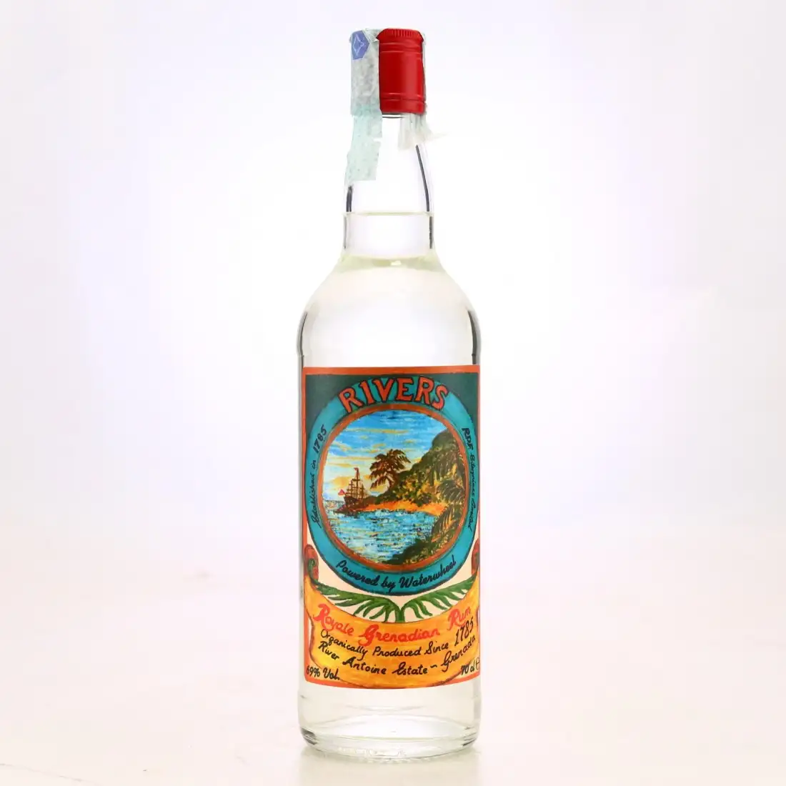 Image of the front of the bottle of the rum Rivers Royal Grenadian Rum