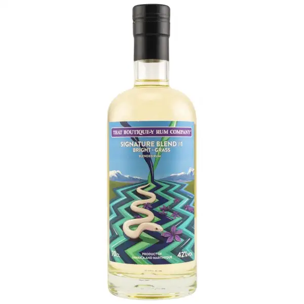 Image of the front of the bottle of the rum Signature Blend #1