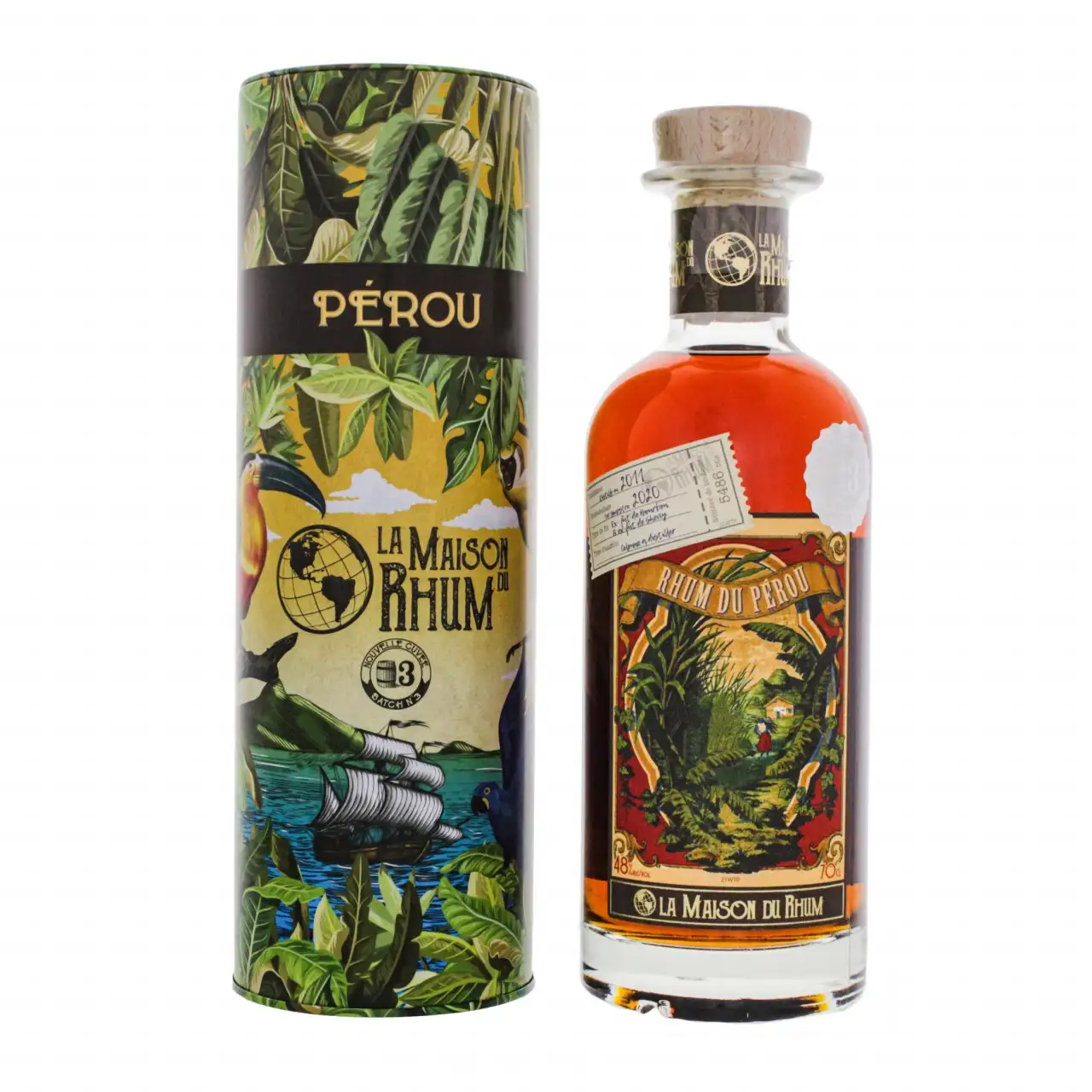 Image of the front of the bottle of the rum La Maison du Rhum Millonario #3