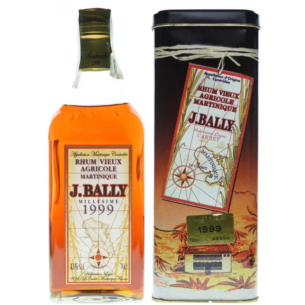 Image of the front of the bottle of the rum Millésime