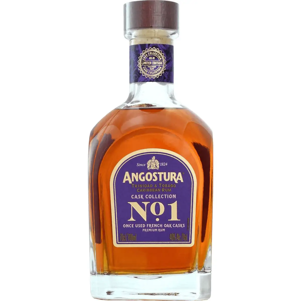 Image of the front of the bottle of the rumAngostura No. 1 Cask Collection Batch 2