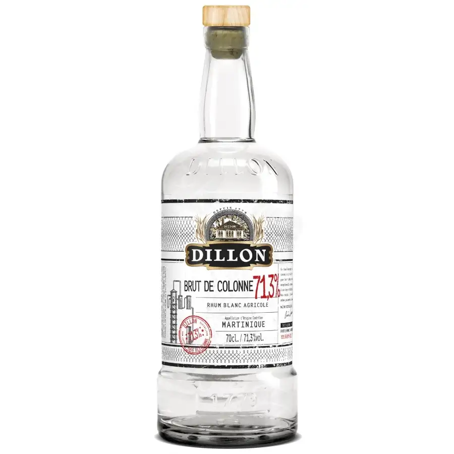 Image of the front of the bottle of the rumBrut de colonne