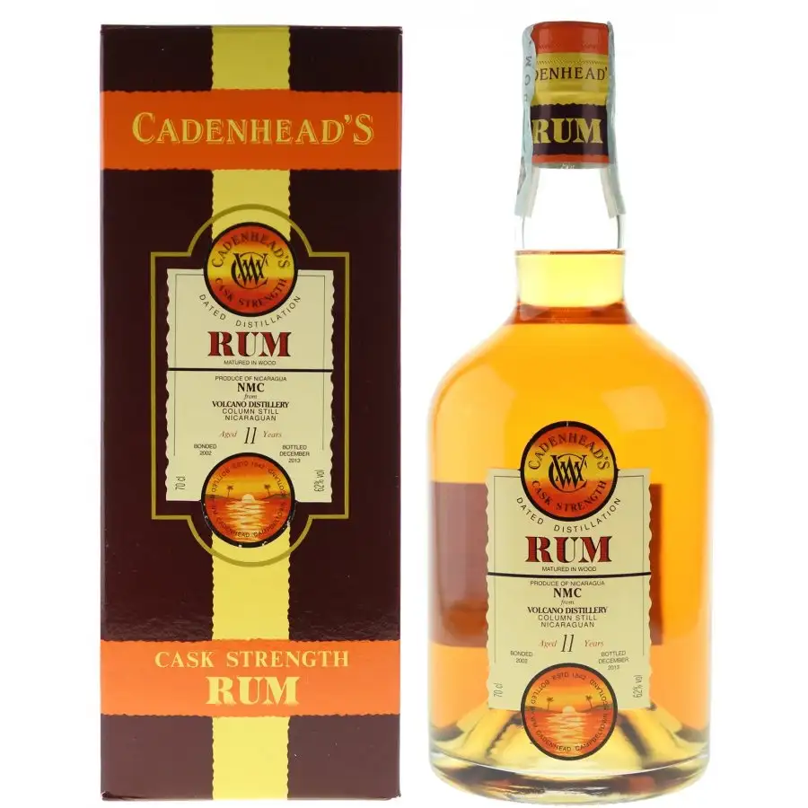 Image of the front of the bottle of the rum NMC