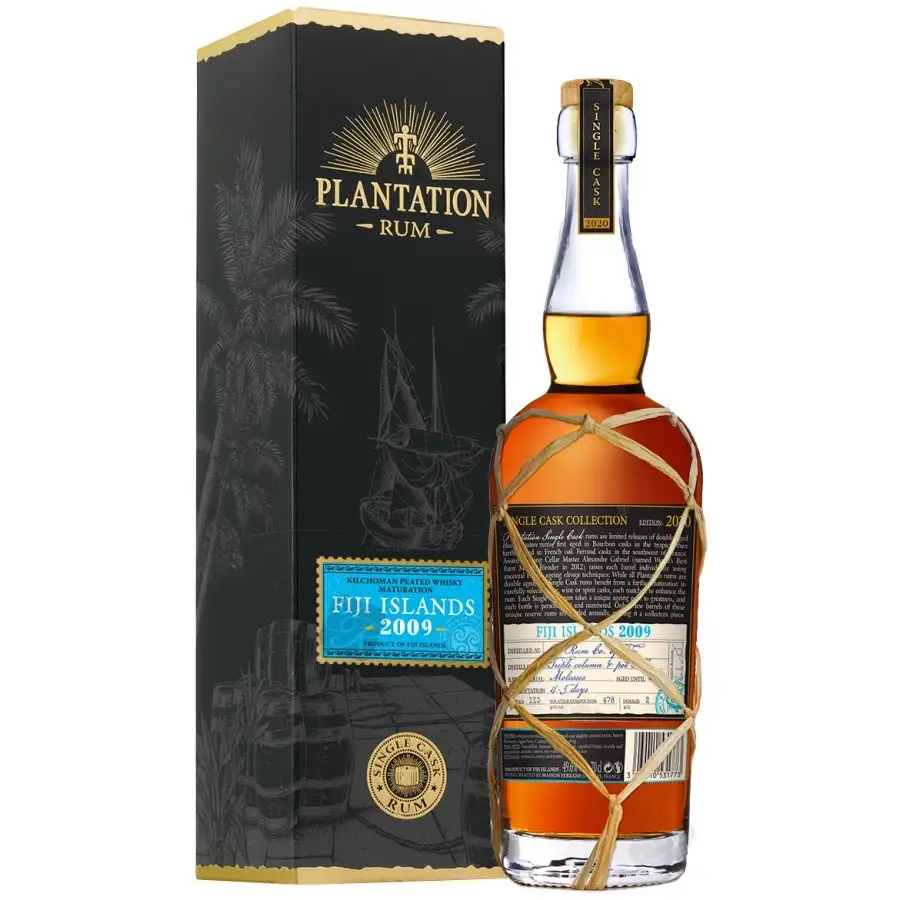 Image of the front of the bottle of the rum Plantation Fiji Islands - Single Cask Kilchoman Finish