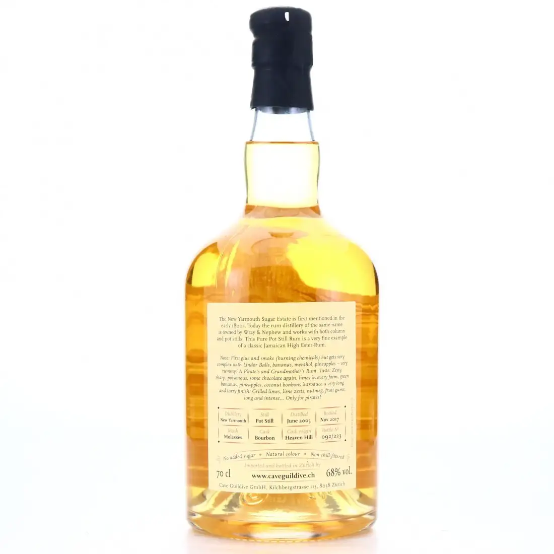Hochauflösendes Bild der Flasche