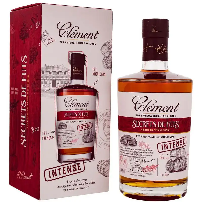 Clement Secrets De Fûts Intense Rhum 41,4% 70 cl - Hellowcost