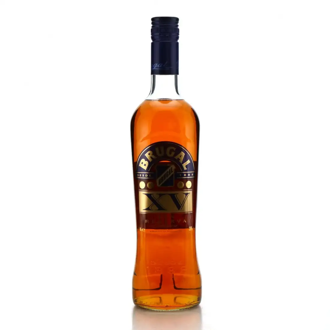 Image of the front of the bottle of the rum XV Ron Reserva