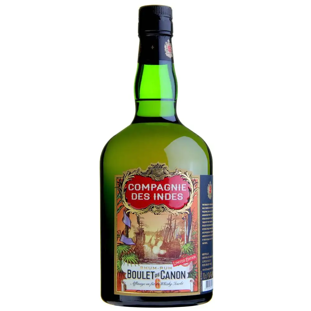 Image of the front of the bottle of the rum Boulet de Canon 6