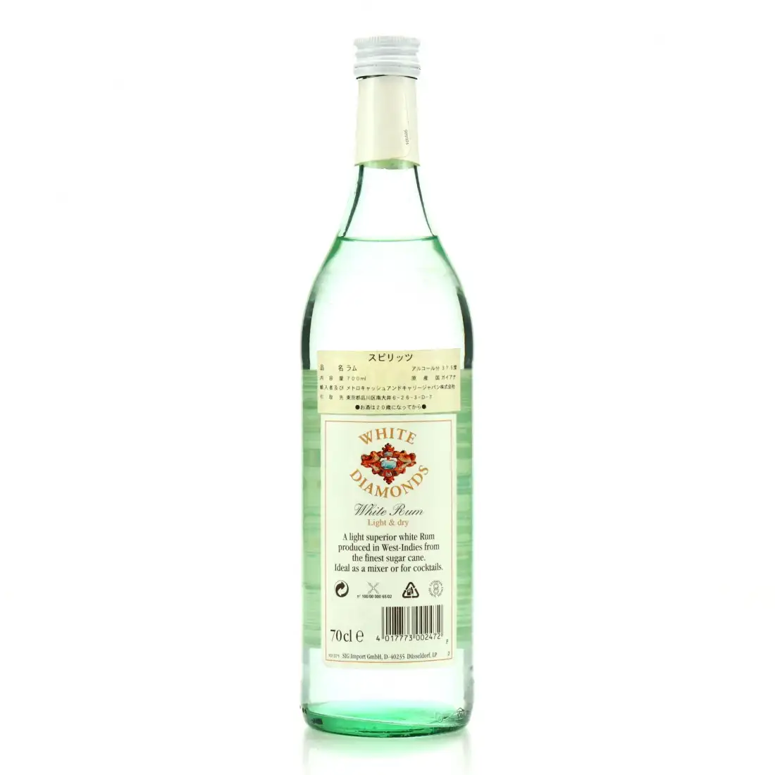 Hochauflösendes Bild der Flasche