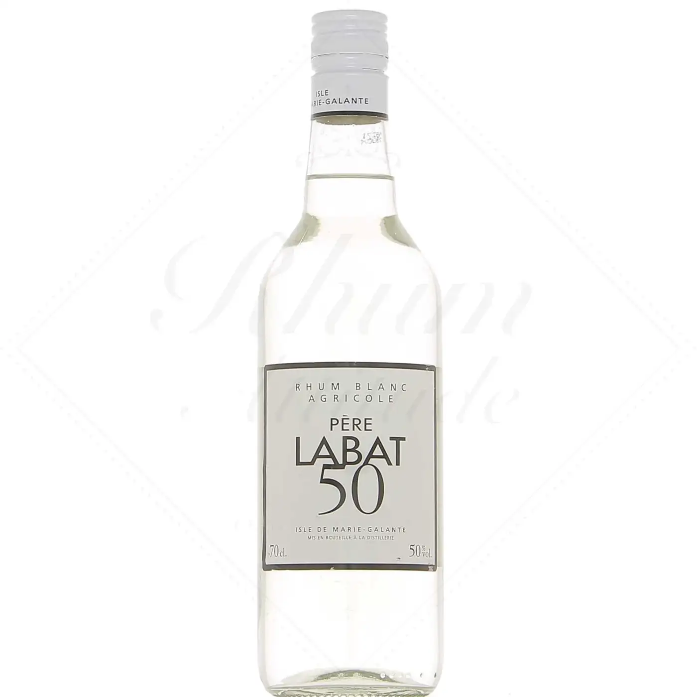 Image of the front of the bottle of the rum Père Labat Rhum Blanc Agricole