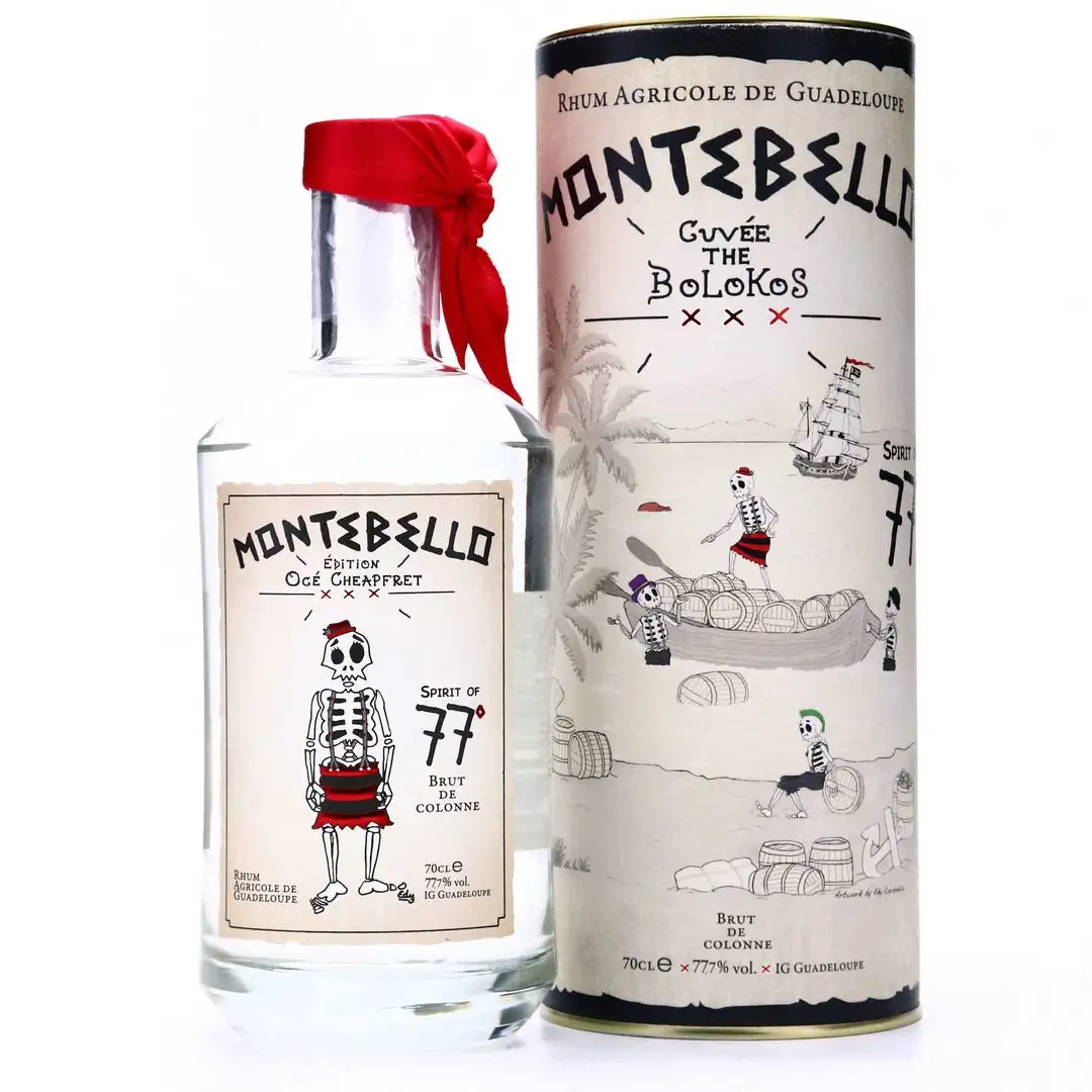 Image of the front of the bottle of the rumMontebello Cuvée the Bolokos Édition Océ Cheapfret
