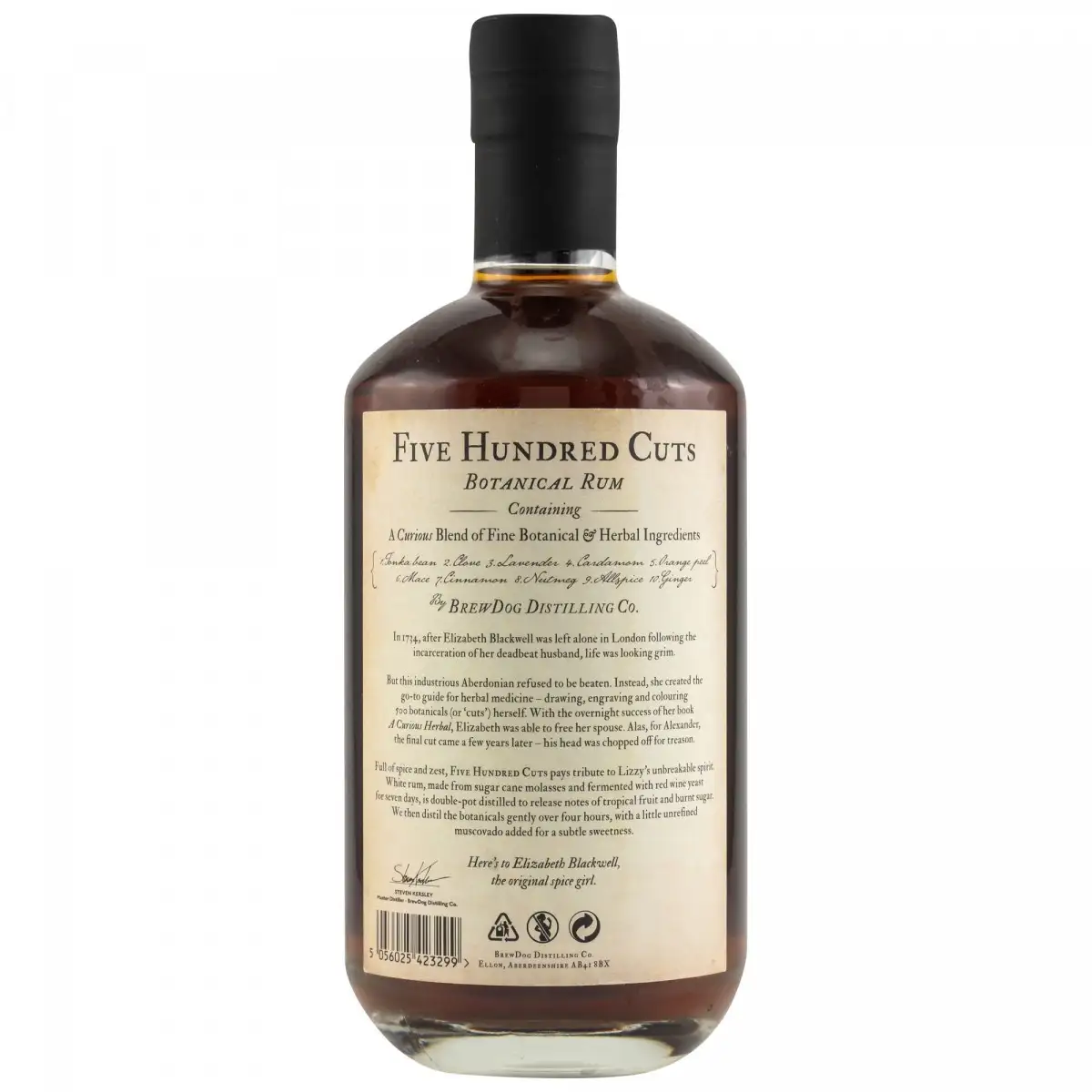 Hochauflösendes Bild der Flasche