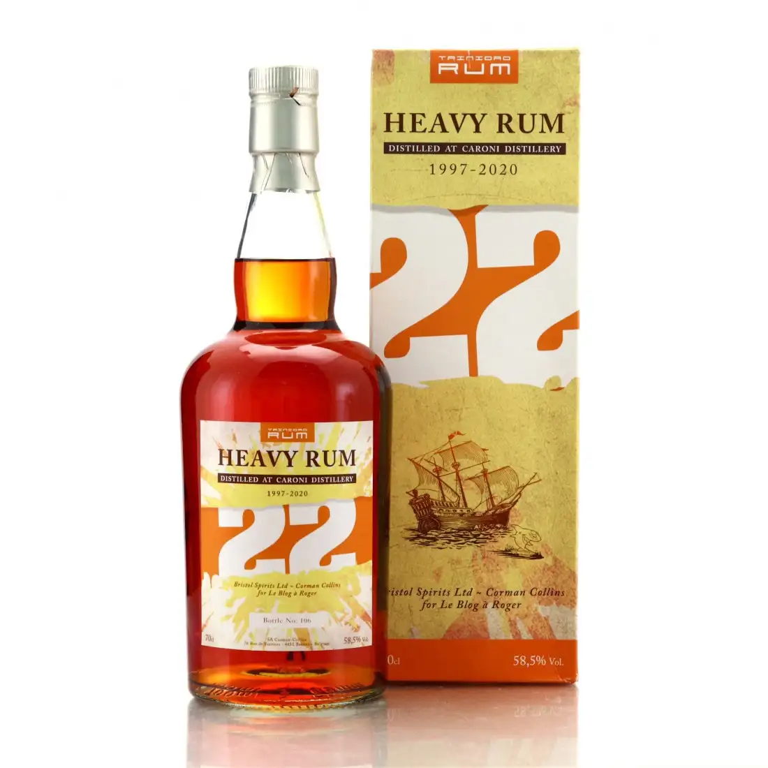 Image of the front of the bottle of the rum HTR - Le blog à Roger