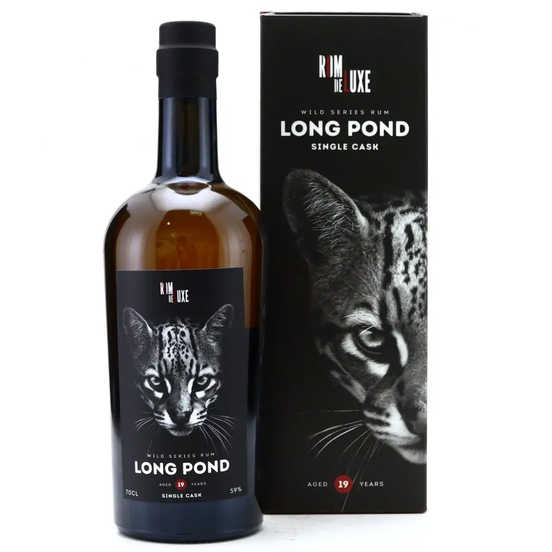 Image of the front of the bottle of the rum Wild Series Rum Long Pond No. 9