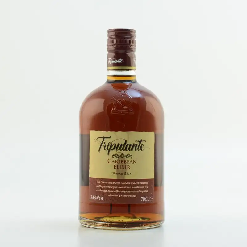 Image of the front of the bottle of the rum Tripulante