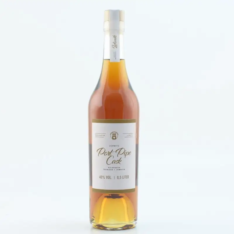 Image of the front of the bottle of the rumPort Pipe Cask