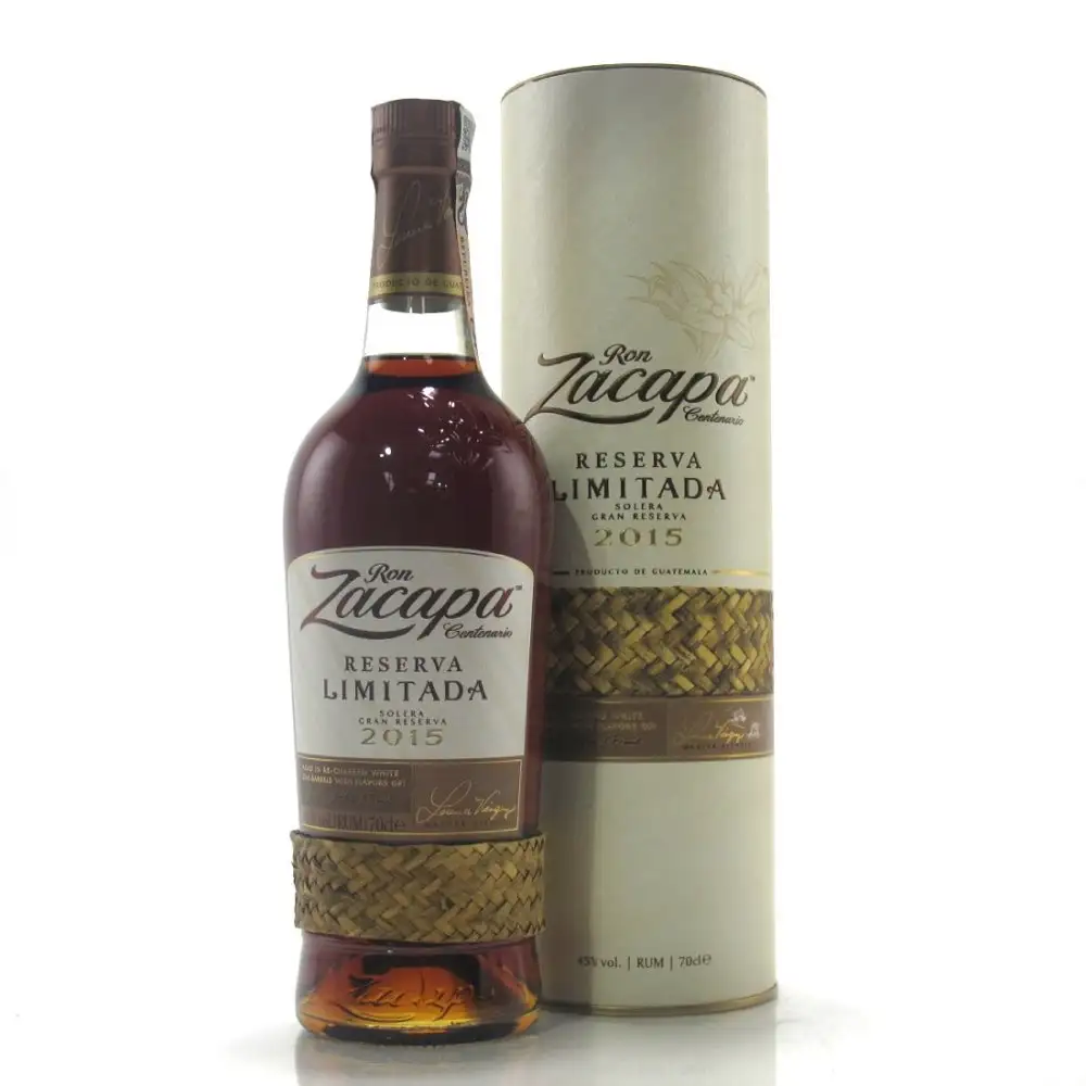 Image of the front of the bottle of the rum Ron Zacapa Reserva Limitada