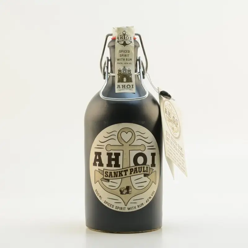 Image of the front of the bottle of the rum Ahoi Rum Ahoi Rum