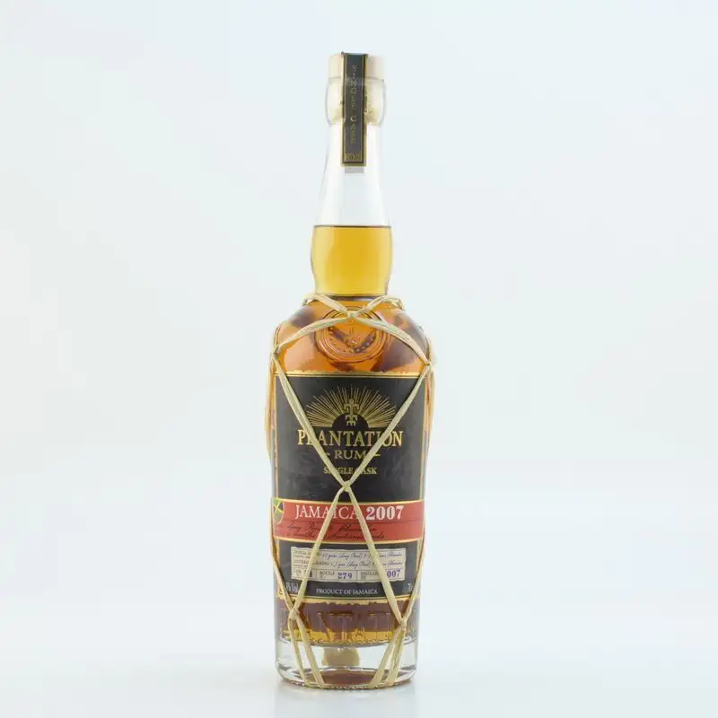 Image of the front of the bottle of the rum Plantation Jamaica
