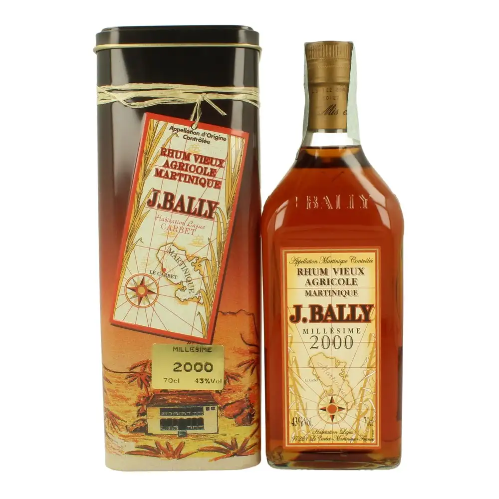 Image of the front of the bottle of the rum Millésime