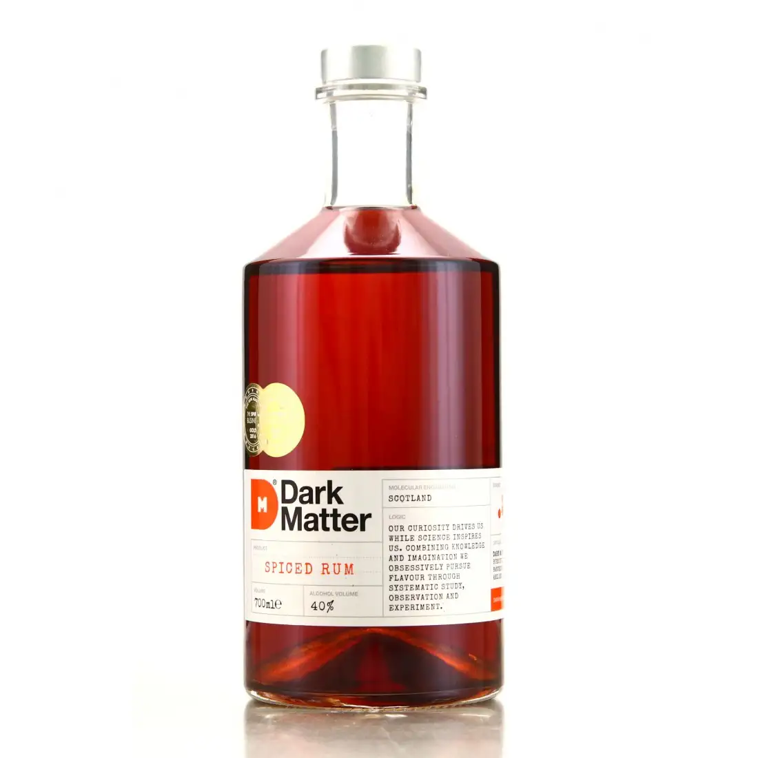 Image of the front of the bottle of the rum Spiced Rum